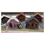 Little vintage Christmas houses
