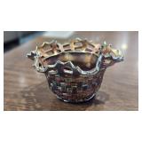 Small Fenton Carnival Basket