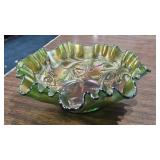 Fenton Thistle Green Bowl