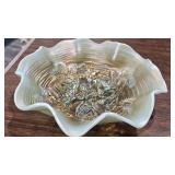 Northwood "Rose Show" Ruffled Bowl