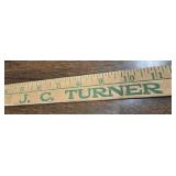 J.C. Turner Yardstick Marion Ohio