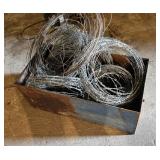 Steel Box of Barbed Wire