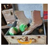 Vomtage Roller Skates in Case