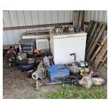 Scrap & Motors Pile inside the building, see photo