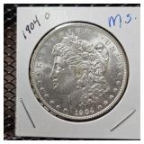 1904-O Morgan Silver Dollar