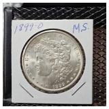 1899-O Morgan Silver Dollar