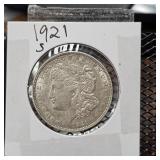1921-S Morgan Silver Dollar