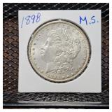 1898 Morgan Silver Dollar
