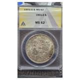 1901-O Morgan MS62 ANACS