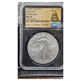2025 Silver Eagle MS70 NGC Don