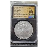 2025 SIlver Eagle MS70 NGC Don