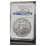 2016 Silver Eagle MS70 NGC Early Release