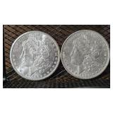 1882-S & 1903 Morgan Silver Dollars