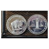 Pair of .999 Silver Rounds