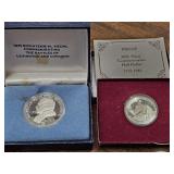 Bicentennial Medal & Silver Half Dollar