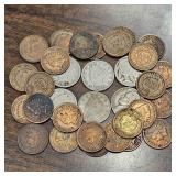 Cleaned Indian Head Cents & Nickels