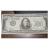 1934 $500 Federal Reserve Note