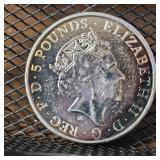 2 oz "Lion of England" .9999 Silver Round