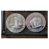 Pair of .999 Silver Rounds