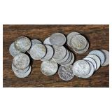 25- 90% Silver Dimes