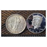 Stone Mountain & Silver Proof Kennedy Half Dollars