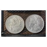 1897-S & 1891 Morgan Silver Dollars