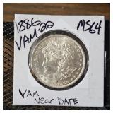 1886 Morgan Silver Dollar