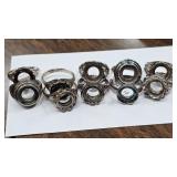 72g Sterling Silver Kamellon Rings for pop outs