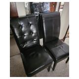 Pair of Leather Sitting Chairs