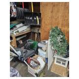 Garage Corner Cleanout, snow blower, see photos