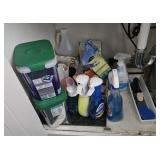 Cleaning Supplies under sink