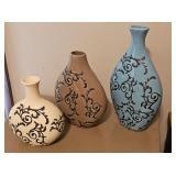 Trio of Vases