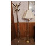 Coat Tree & Lamp