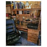 Desk with Chair and Contents