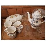 Assorted Glassware, China