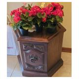 End Table with Flowers