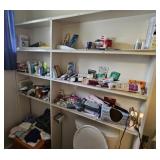 Contents of Bathroom Wall Unit