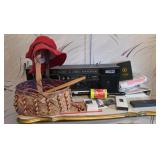 Contents of top of Chest of Drawers, Radio, etc.