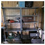Metal Shelves, not contents
