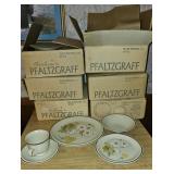 6- 5pc Place Settings Pfaltzcraft Dishes
