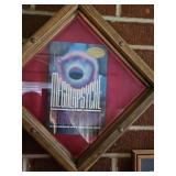 Framed copy of Local Author