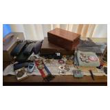 Contents of top of Chest of Drawers. Jewelry, etc