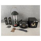 Coleman Lantern, CD Radio, etc