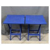 2 Folding Patio Side Tables