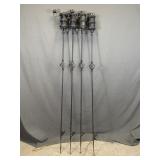 4 Garden Torches