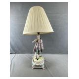 Dresden Style Victorian Lamp