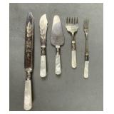 Mother of Pearl Style Handled Cutlery