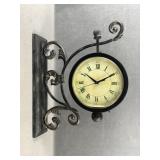 Side Hanging Wall Clock