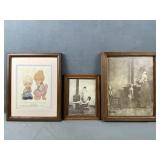2 Prints & Framed Stitch