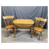 Drop Leaf Table w Chairs